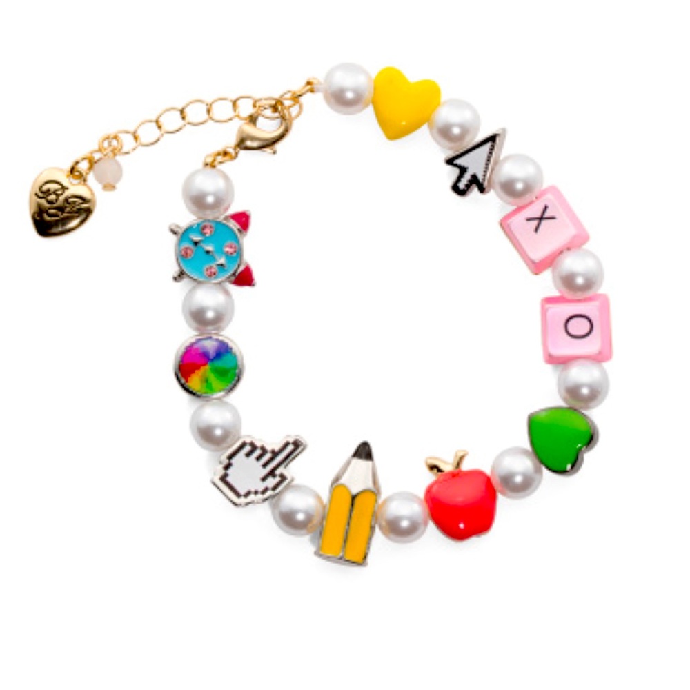 New Betsey Johnson whimsical bracelet Playful charm bracelet - Picture 6 of 9